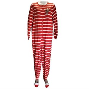 NICK & NORA sock monkey onesie pj's S